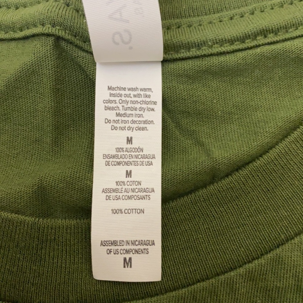 🌸2/$50 Bella Canvas TShirt BABY ITS COLD OUTSIDE GreenNWT - Picture 4 of 4
